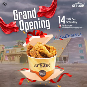 Read more about the article Join Us for the Grand Opening of ALBAIK at Lulu Mall Kottayam